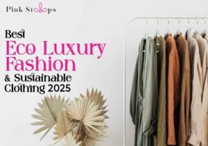 Eco luxury fashion & sustainable clothing collection with modern, eco-friendly designs.