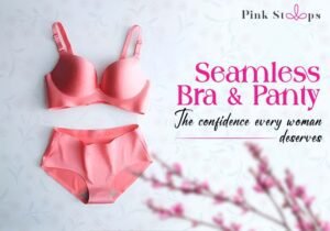 Seamless bra & penty set in soft fabric for everyday comfort