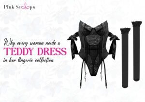 Teddy Dress - Pink Straps