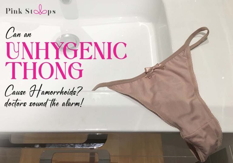 Unhygienic Thong - Pink Straps