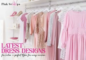 Latest Dress Design - Pink Straps