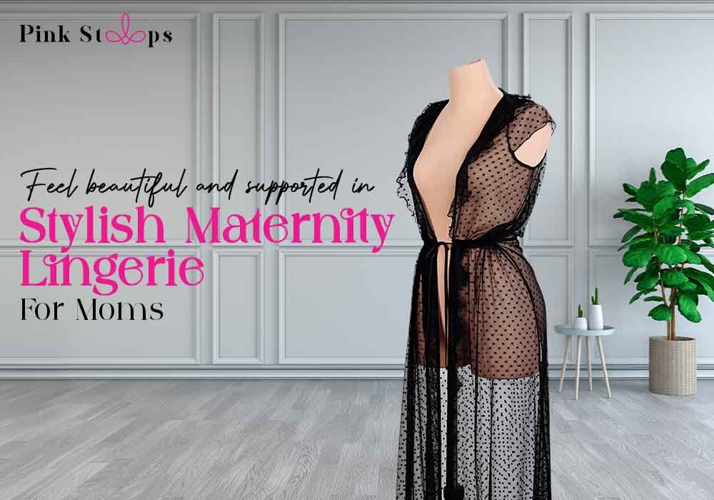 Maternity Lingerie - Pink Straps