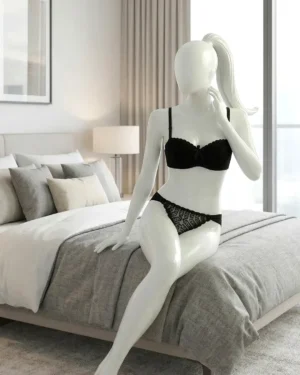 Women’s Sexy Embroidered Butterfly Lingerie Set