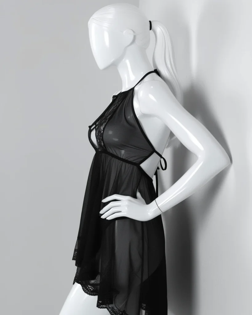 Backless Lace Nightdress