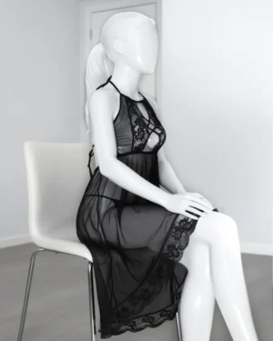 Backless Lace Nightdress