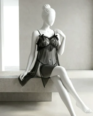 Women’s Erotic Lace Lingerie Nightdress