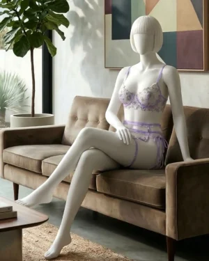 Women’s 3-Piece Floral Embroidered Lingerie Set