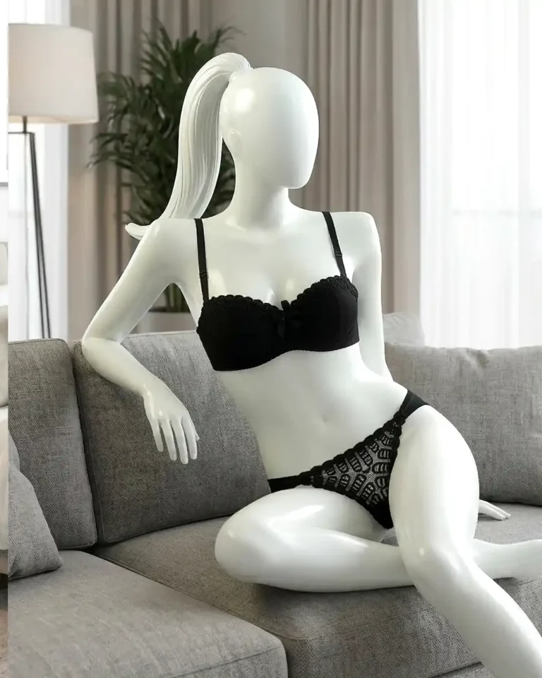 Women’s Sexy Embroidered Butterfly Underwire Bra & Panties Set