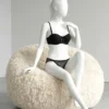 Women’s Sexy Embroidered Butterfly Underwire Bra & Panties Set