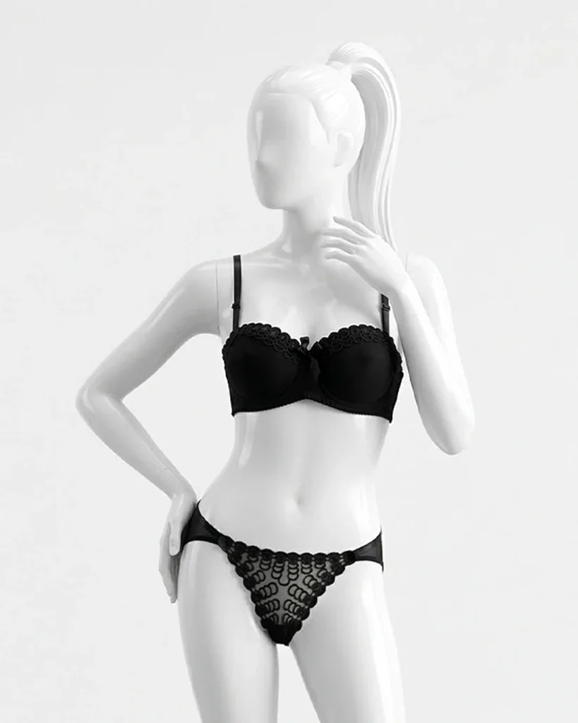 Women’s Sexy Embroidered Butterfly Underwire Bra &Amp; Panties Set