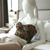 Casual Style Backless Embroidered Camisole