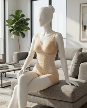 Women’s Body Carving Caffeine-Infused Waist Cincher Full Body Shaper