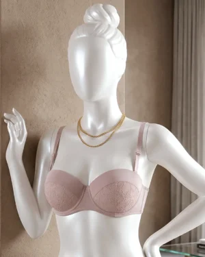 Adjustable Lace Embroidery bow bra Women Sexy Push-Up Underwear