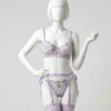 Women’s 3-Piece Floral Embroidered Lingerie Set