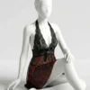 Women’s Christmas Lace Babydoll Lingerie Dress