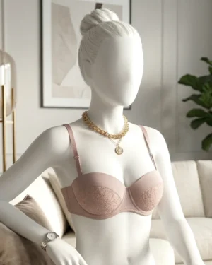 Adjustable Lace Bra Embroidery Bow Women Sexy Push-Up Underwear