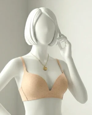 Girls' Comfortable One-Piece Bra – Adjustable Everyday Wire-Free Bralette