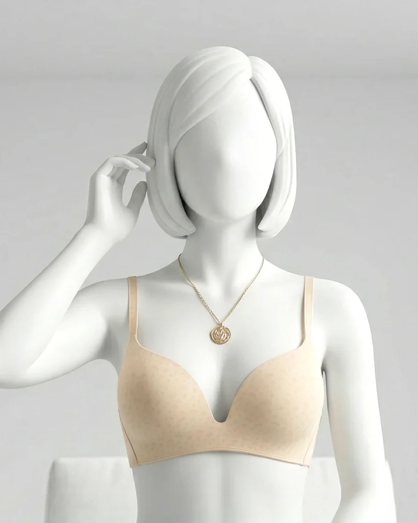 Girls' Comfortable One-Piece Bra – Adjustable Everyday Wire-Free Bralette
