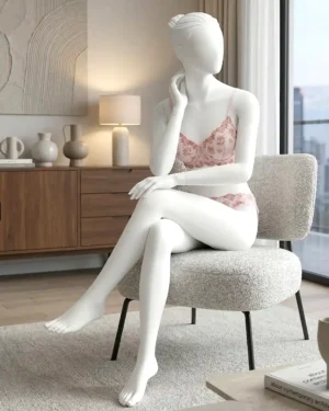 Sexy Mature Women’s Lace 2 Piece Lingerie Set