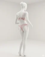 Sexy Mature Women’s Lace 2 Piece Lingerie Set