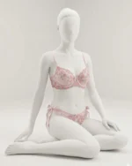 Sexy Mature Women’s Lace 2 Piece Lingerie Set