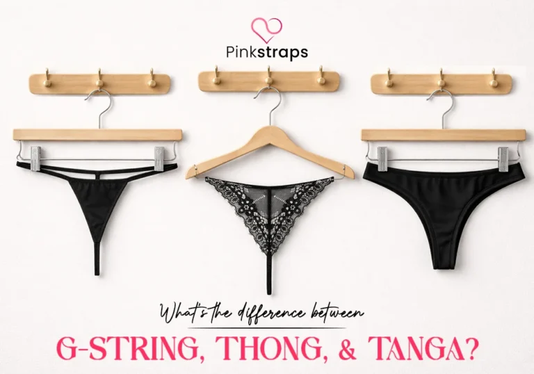 Tanga Underwear - Pink Straps