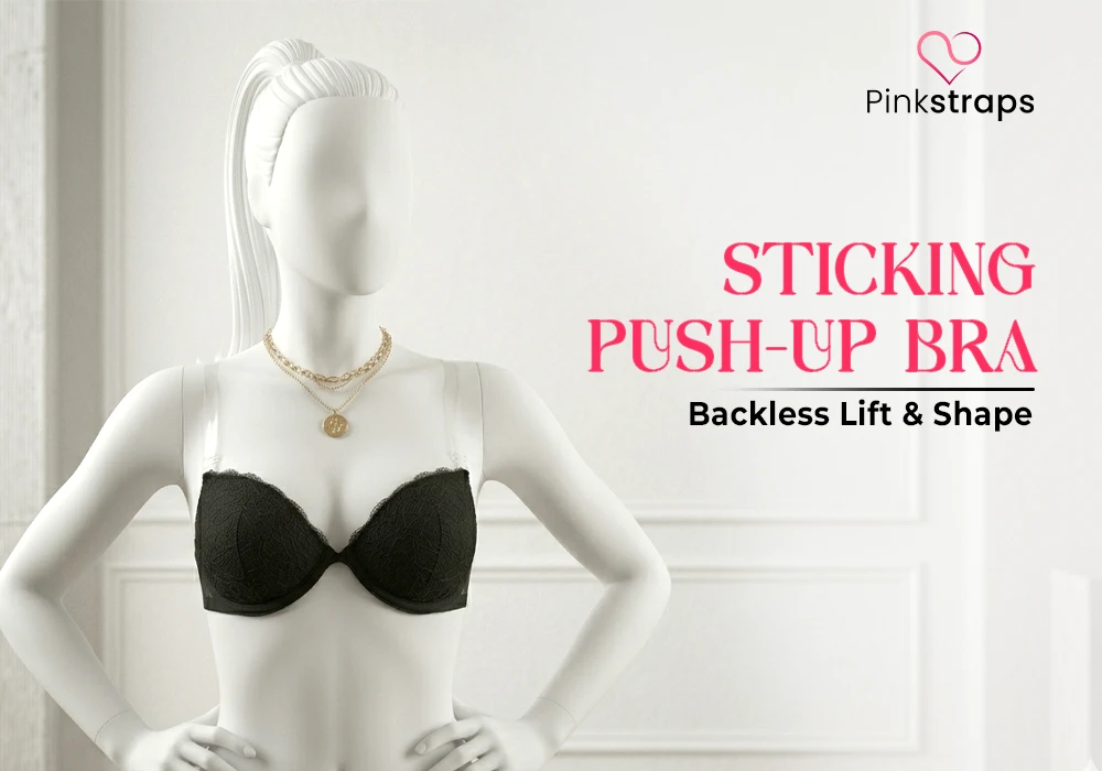 Sticky Bra - Pink Straps