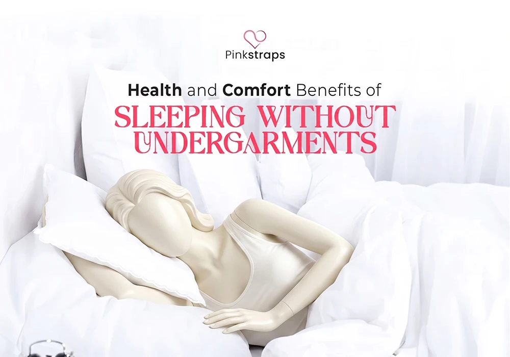 without undergarments - Pink Straps