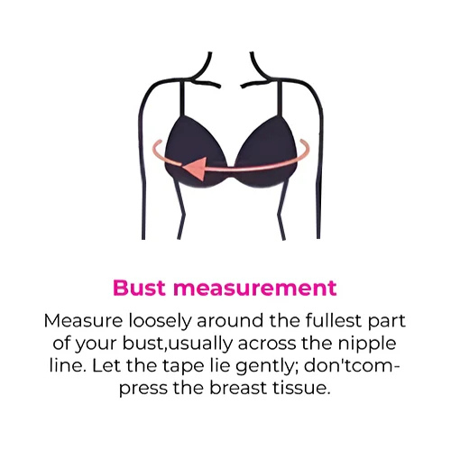 How To Measure Bra Size - Pink Straps