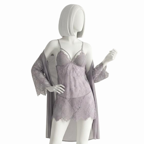 Best Hot Nighty For Bridal - Pink Straps