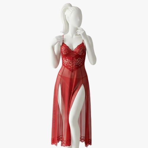 Best Hot Nighty For Bridal - Pink Straps