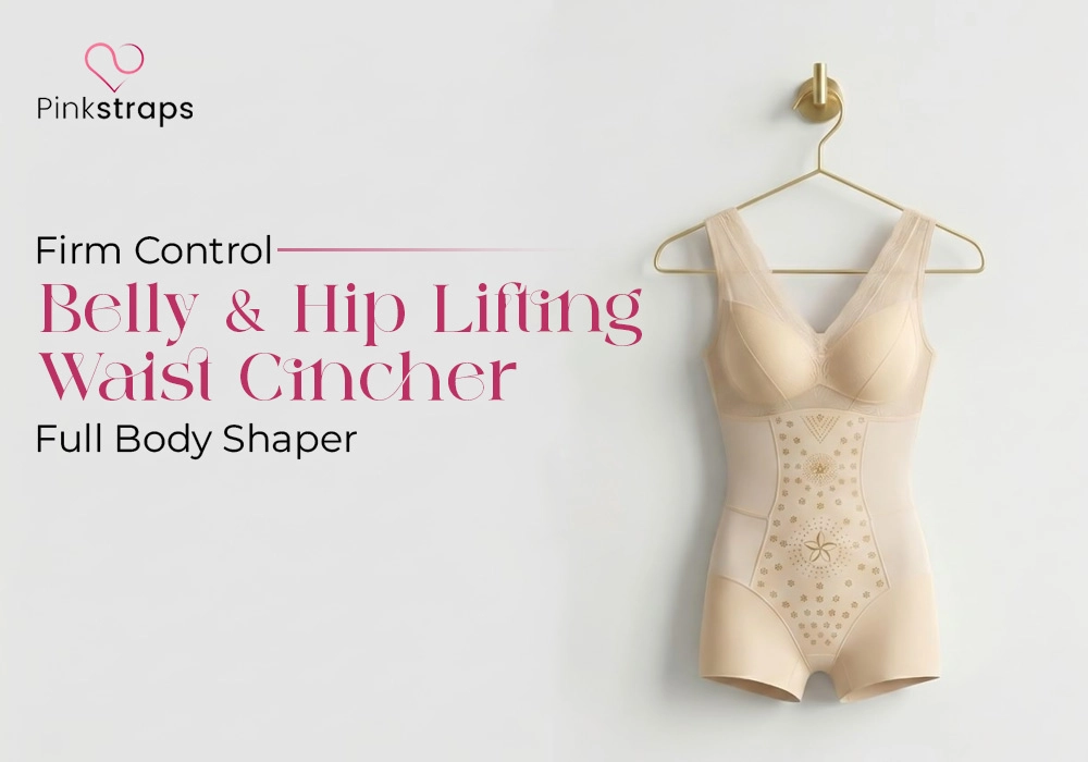 tummy control shaper​​ - Pink Straps
