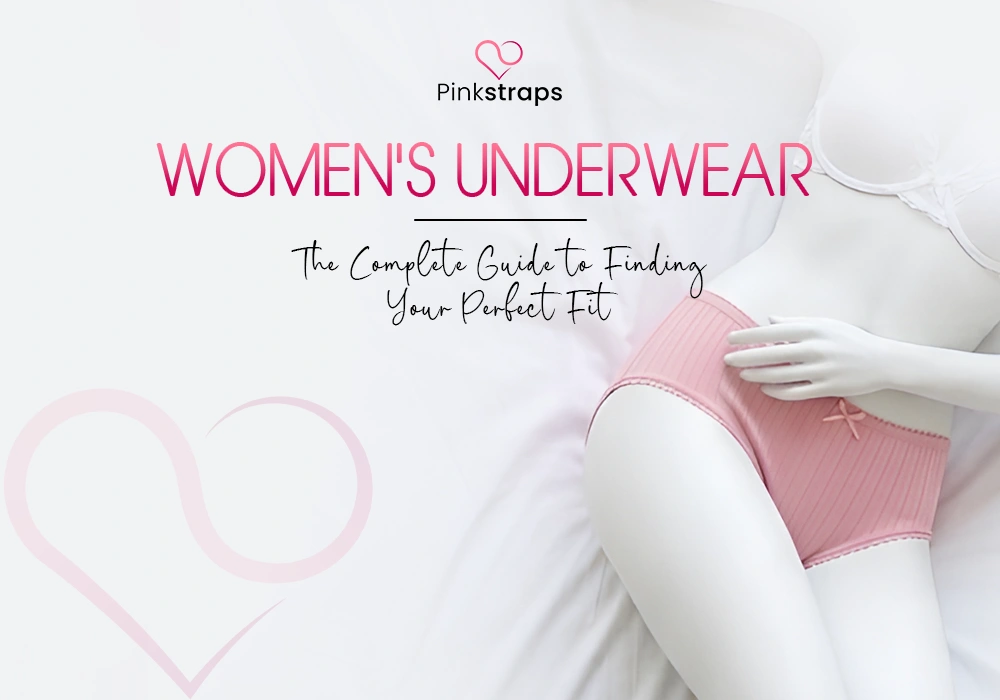 Women Underwear - Pink Straps